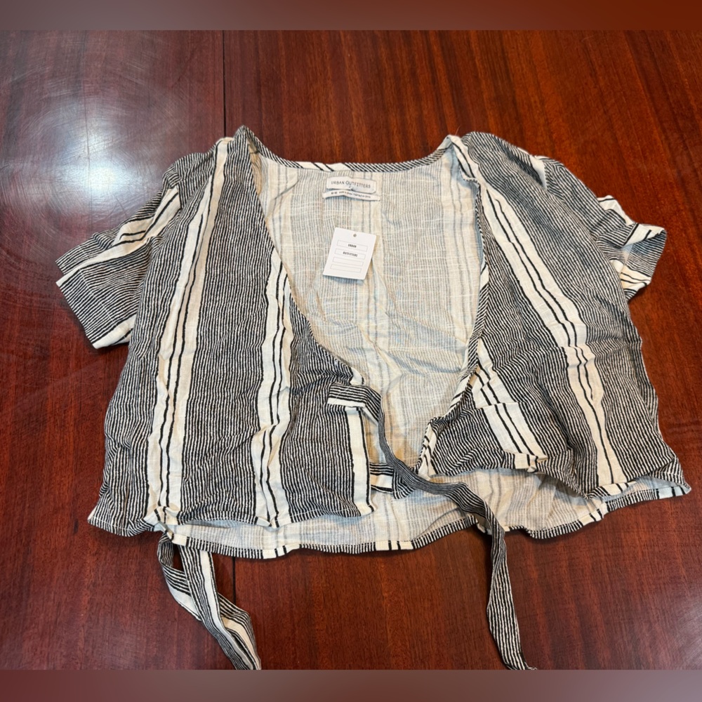 Urban Outfitters Monochrome Striped Top